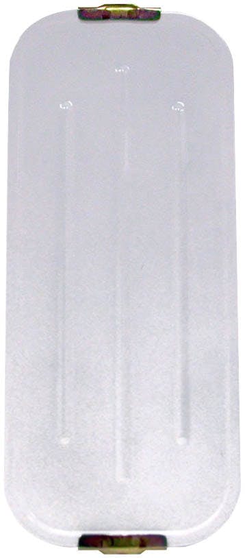 Mirror, Flat Ribbed-Back Replacement, White, 7"X16", box (Pack of 6)