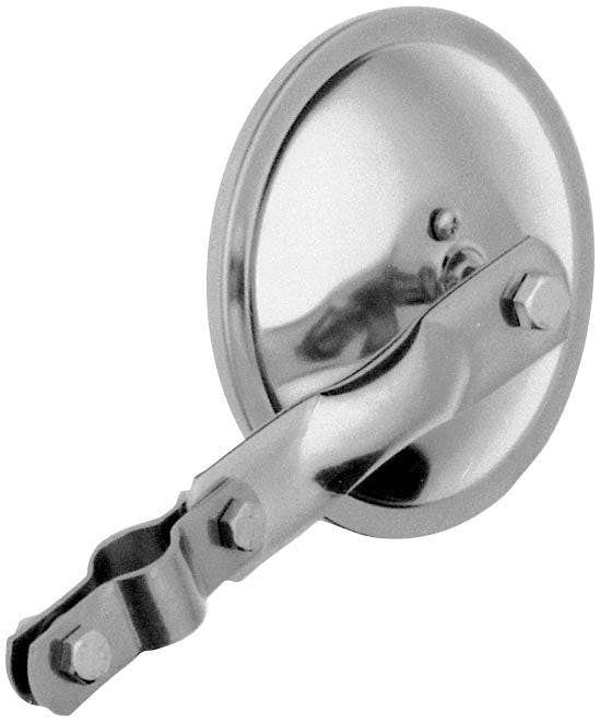 Mirror, Convex, Clamp On, Round, Stainless Steel, 6", display box (Pack of 12)