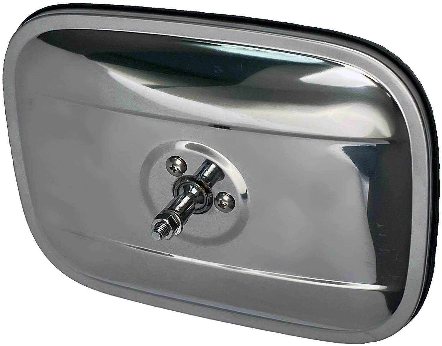 Mirror, Replacement Head, Fender-Mount, Stainless Steel, 5"X7" (Pack of 6)